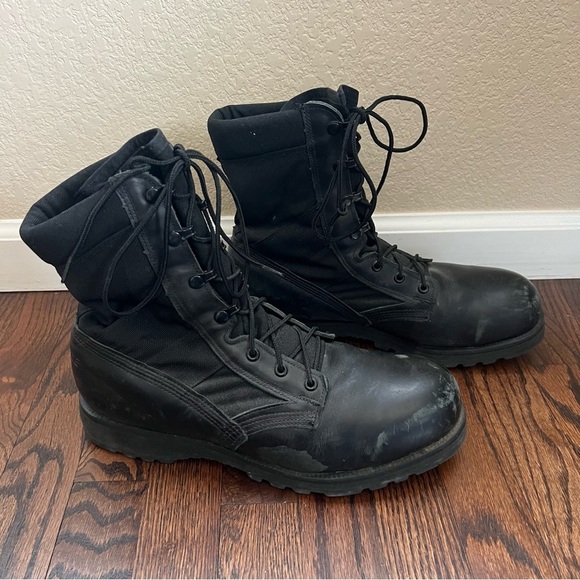 Belleville Steel Toe Hot Weather Combat Boots Men Sz 10.5 R Black 220 TRP ST, - Picture 11 of 16